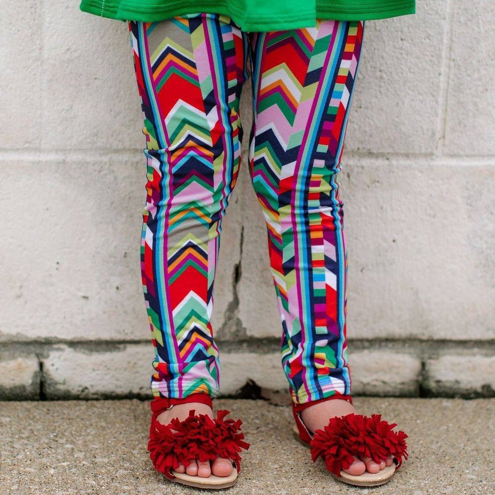 Kid's Chevron Leggings